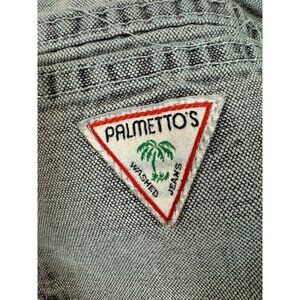 Palmettos Washed Jeans Gray Size 7 Relaxed Fit Straight Leg Denim Pants